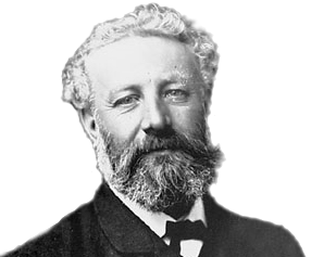Portrait of Jules Verne.