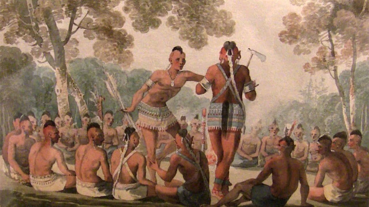 Warriors Preparing Their Surprise Attack on Their Adversaries.