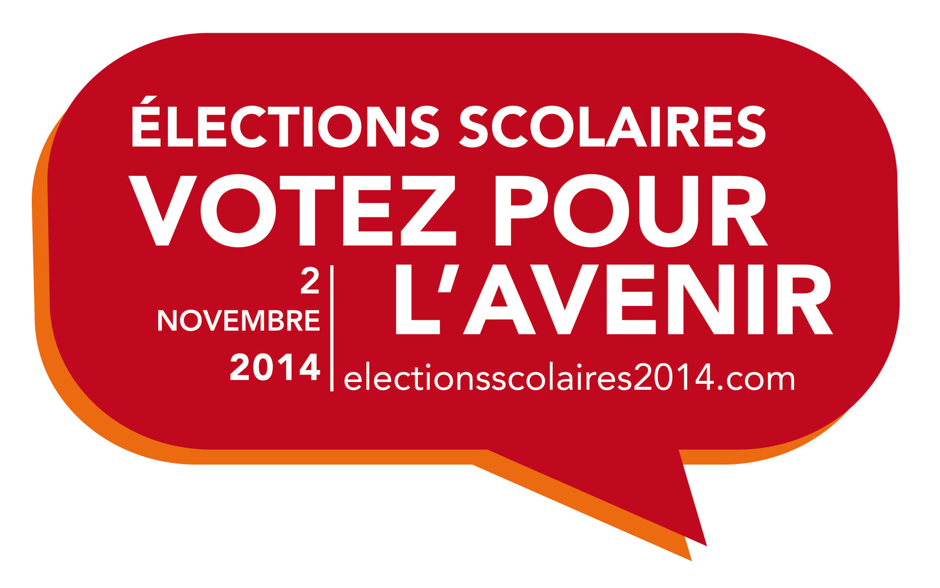 Advertisement inviting people to vote.
