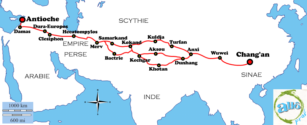 The silk road.
