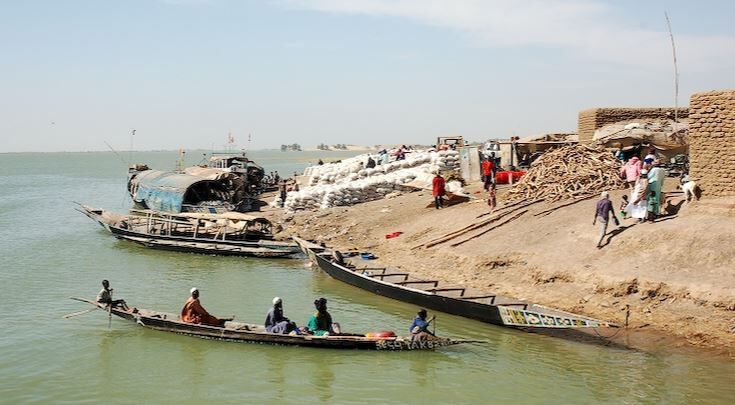 The port of Kabara today.