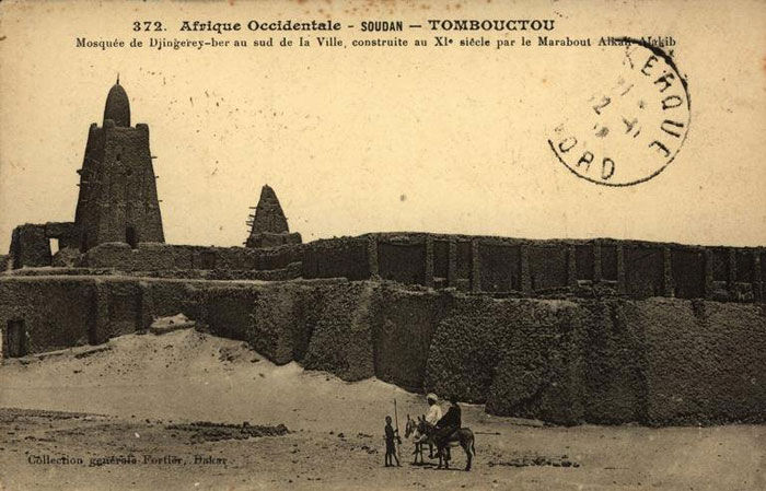 Timbuktu in the Middle Ages, around the 11th century.