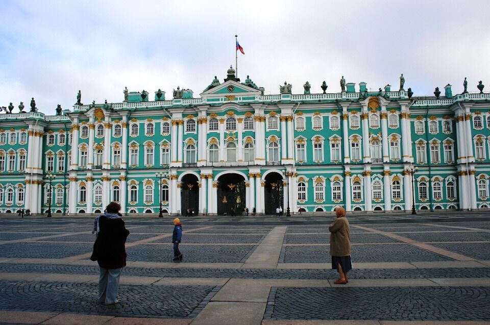 Front facade of the Winter Palace