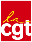 Le logo de la Confédération générale du travail