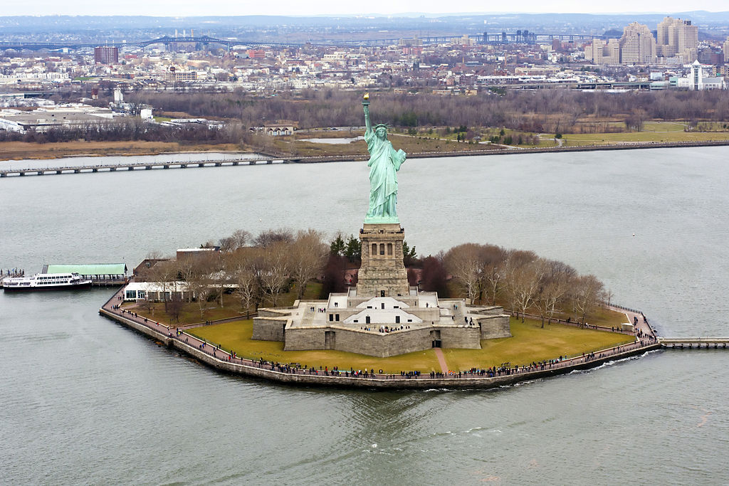 The Statue of Liberty.