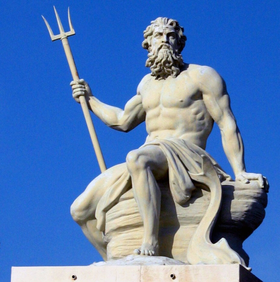 Poséidon, dieu de la mer grec