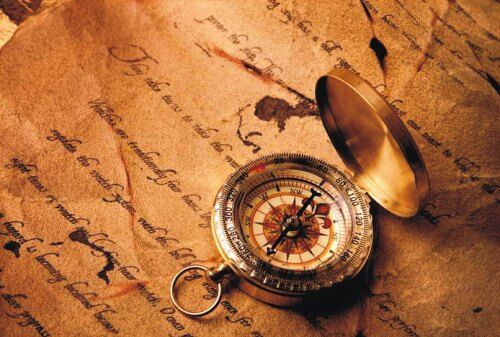 A compass