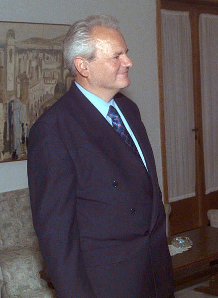 Slobodan Milošević, President of the former Yugoslavia.