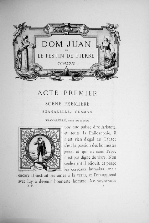 Première page de la pièce « Dom Juan » de Molière