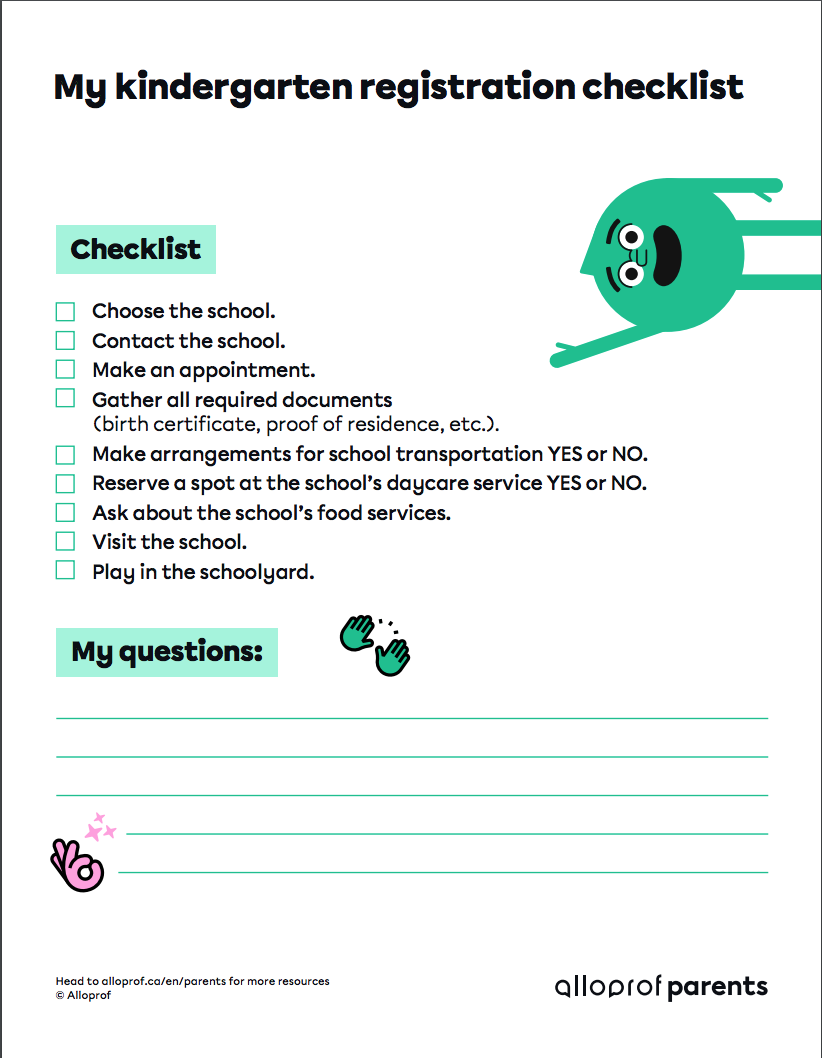 Everything you need to know about registering for kindergarten