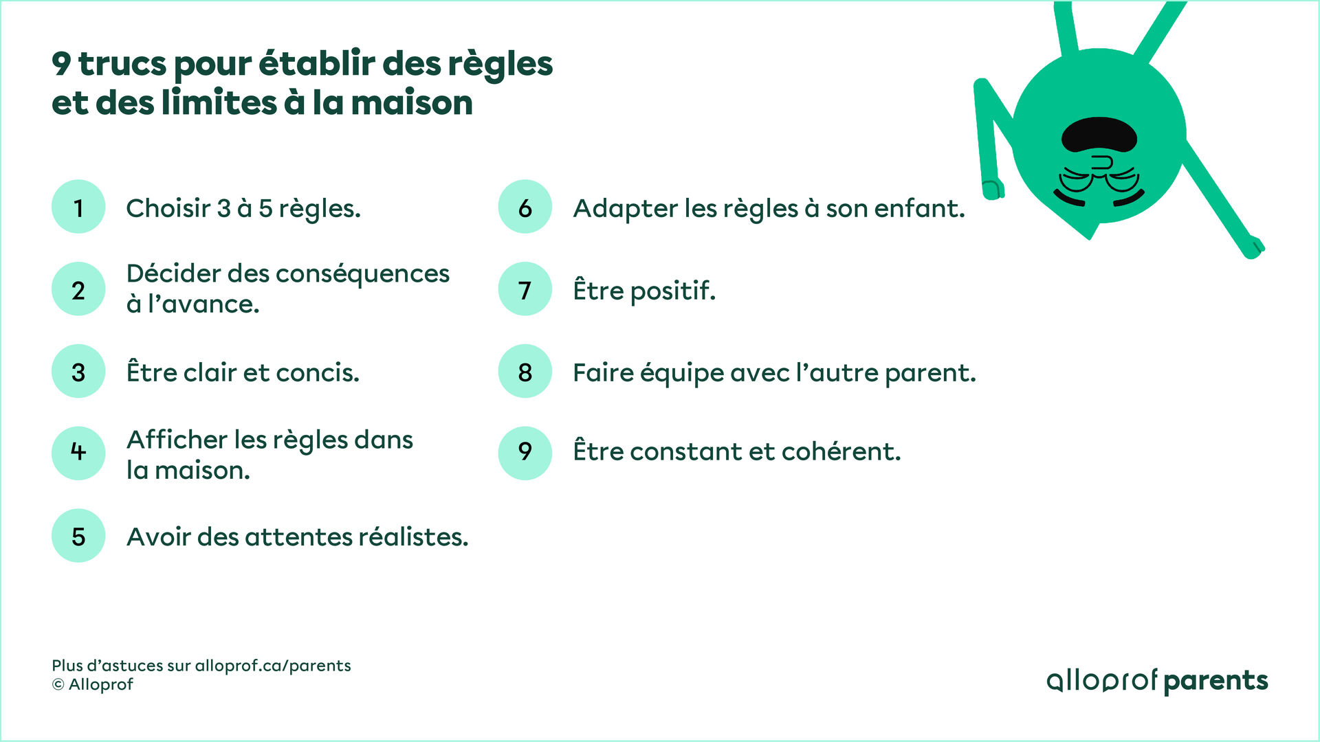 Établir des règles et des limites pour favoriser une bonne discipline