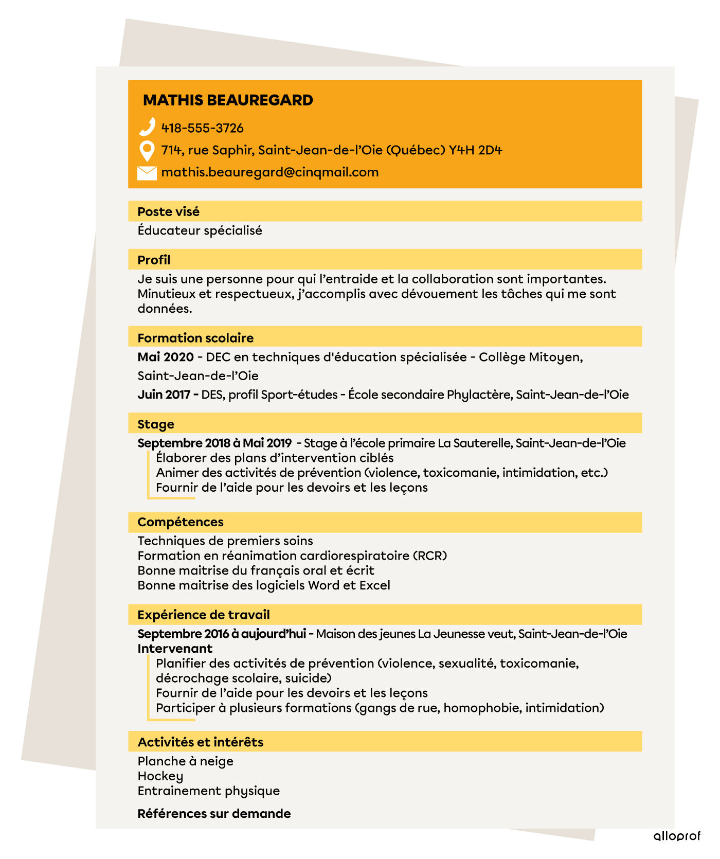 Curriculum vitae