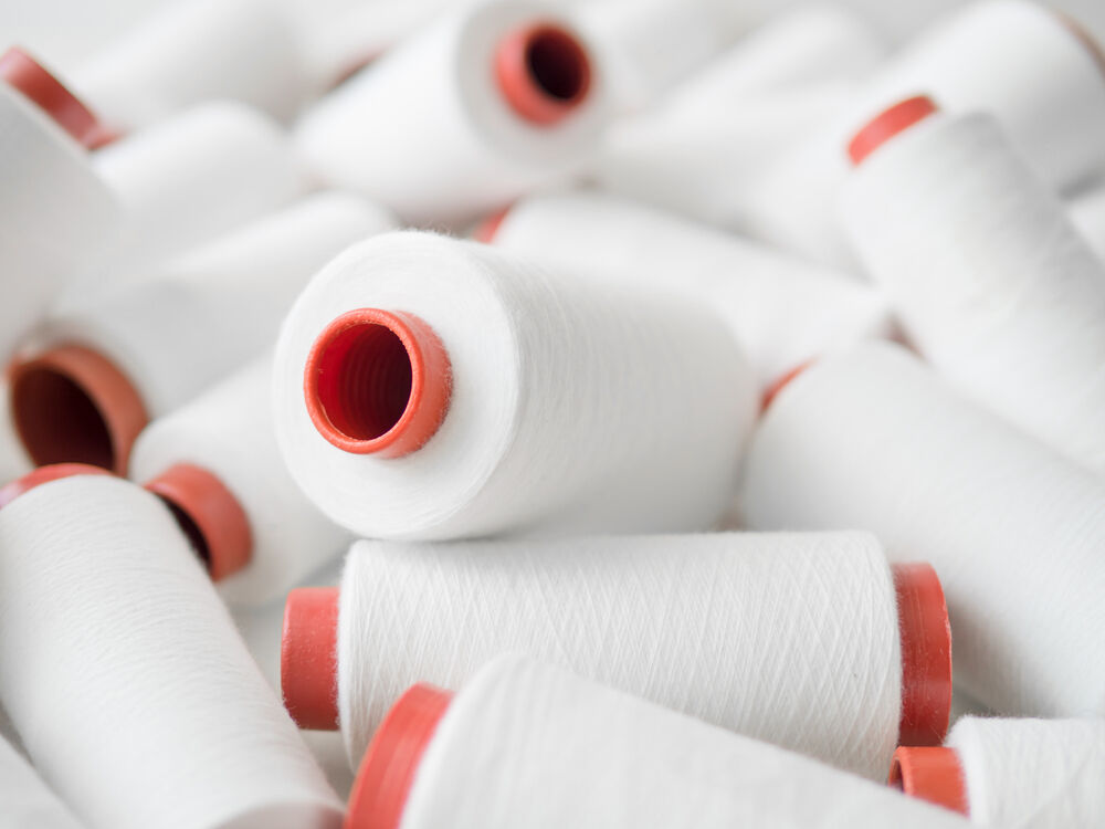 Cotton thread processed from cotton fibre