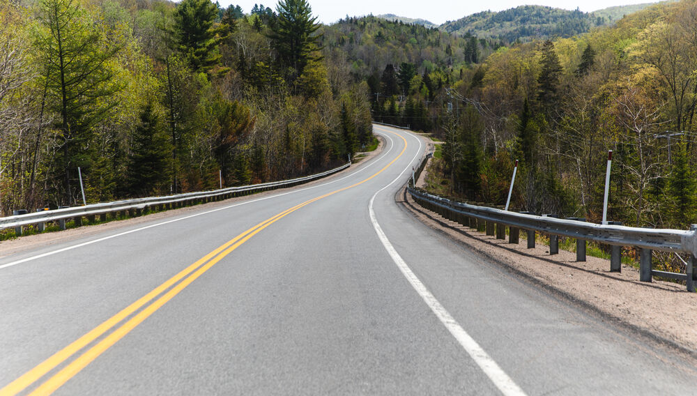 Paved road.