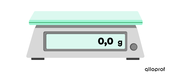 Une balance électronique
