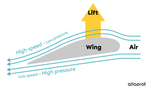How an airplane wing works
