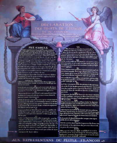 La Déclaration des Droits de l'Homme et du Citoyen, 1789
