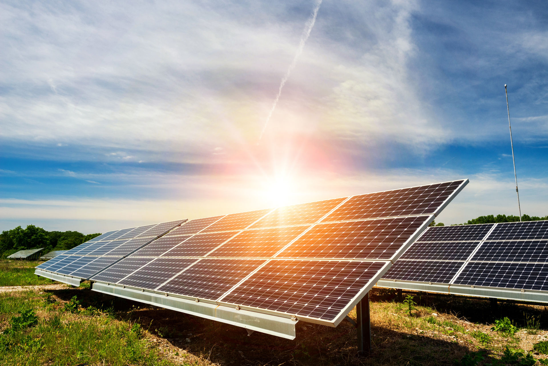 Photovoltaic panels.