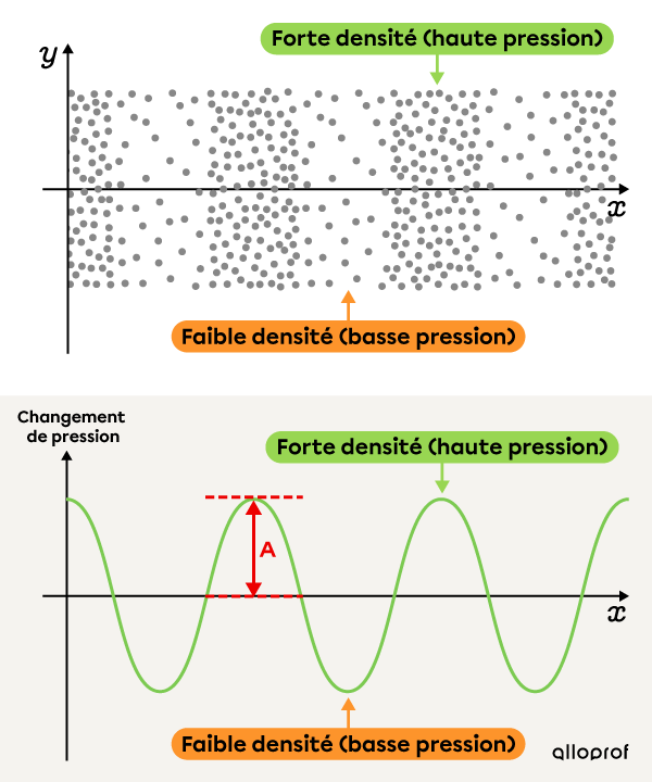 Détermination de l’amplitude d’une onde longitudinale