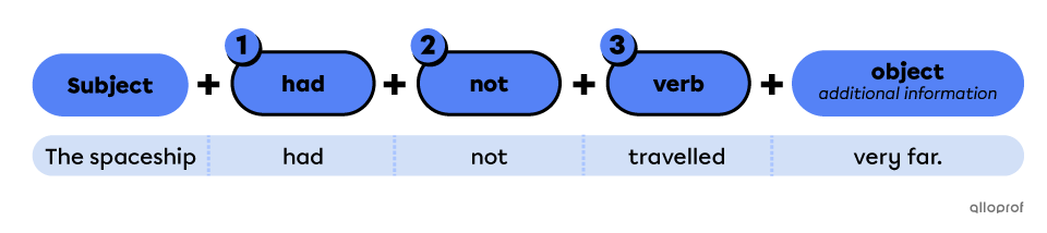 Past continuous negative sentences structure