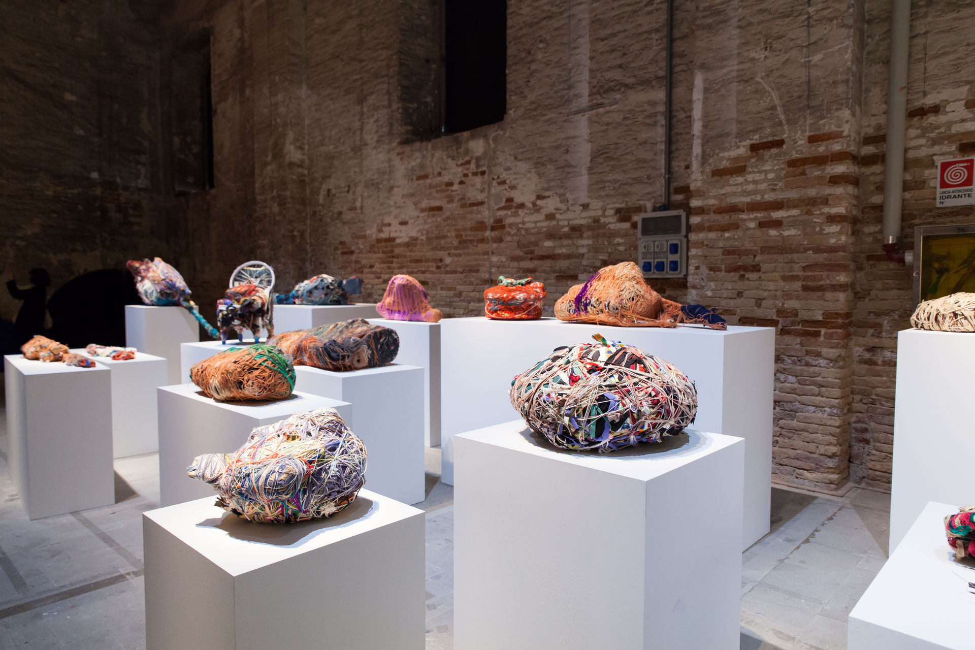 Sculptures by artist Judith Scott