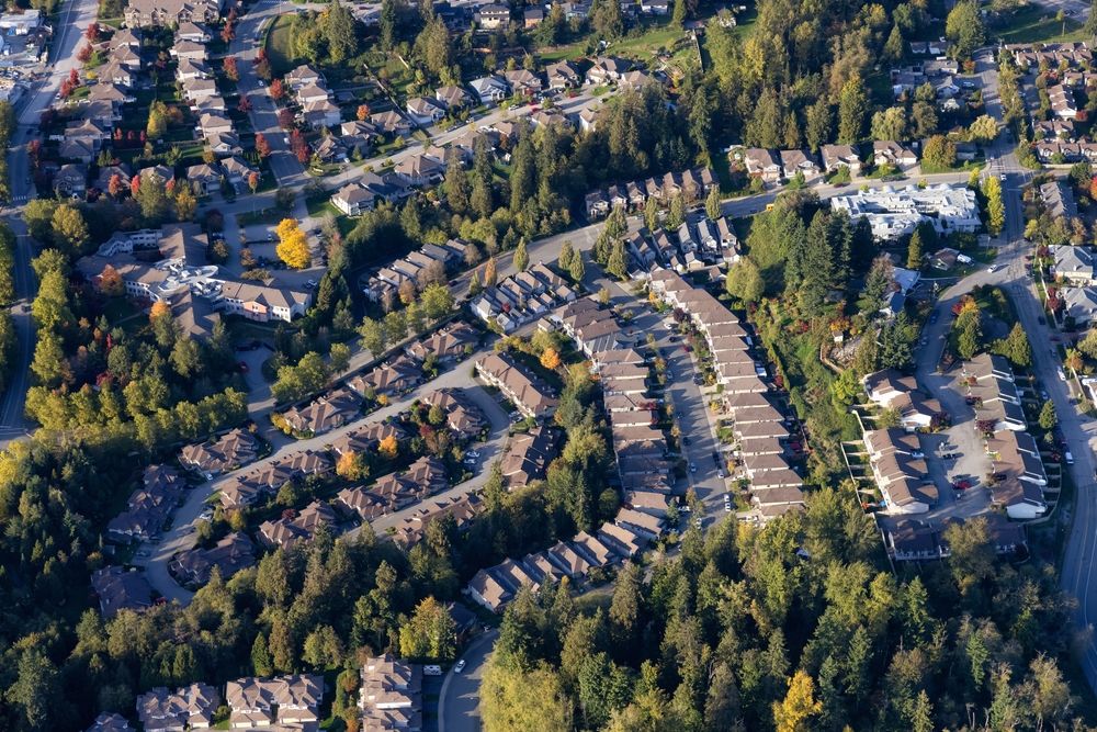 Un quartier de banlieue
