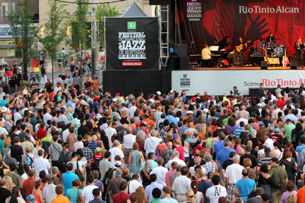 A show at the Festival international de Jazz de Montréal.