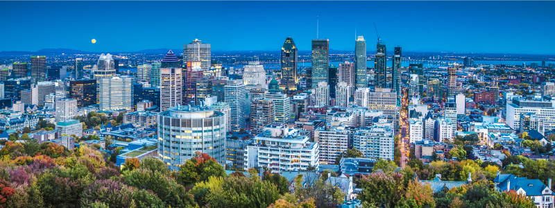 Downtown Montreal.