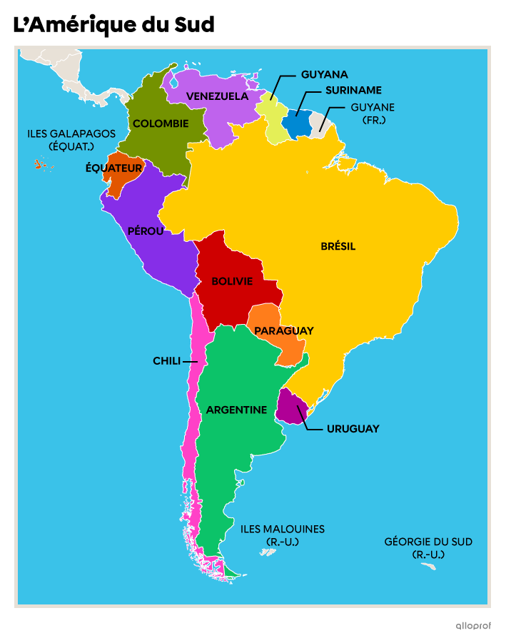 L’Amérique du Sud