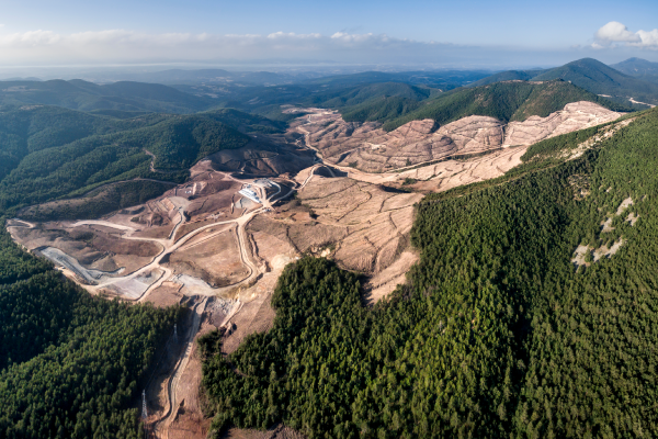 Gold mine in Turkey.