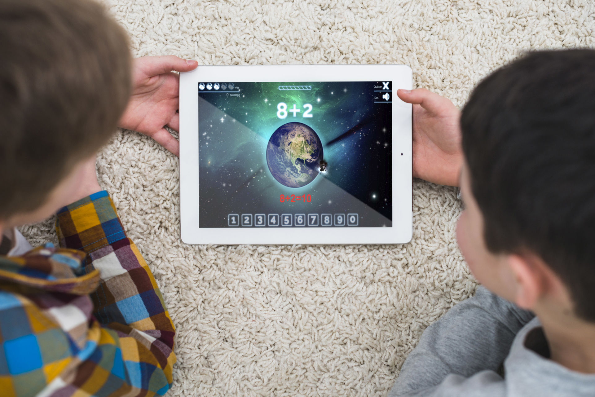 Découvrir l'addition et la soustraction grâce à Météormath!