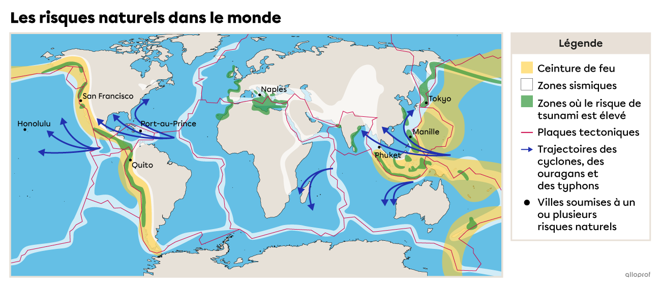Les risques naturels dans le monde