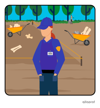 Security guard on duty