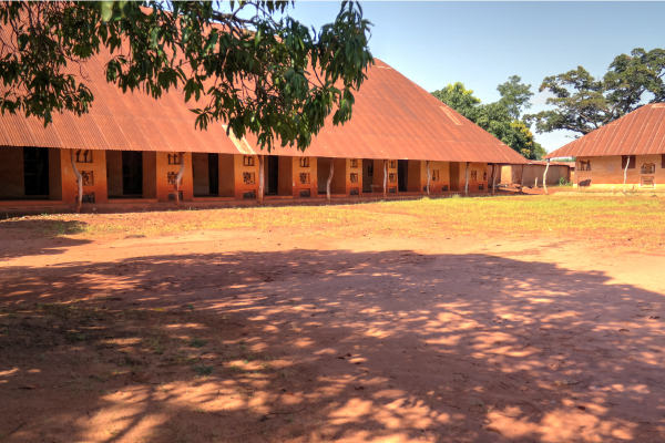 Exterior Photo of the Royal Palaces of Abomey.