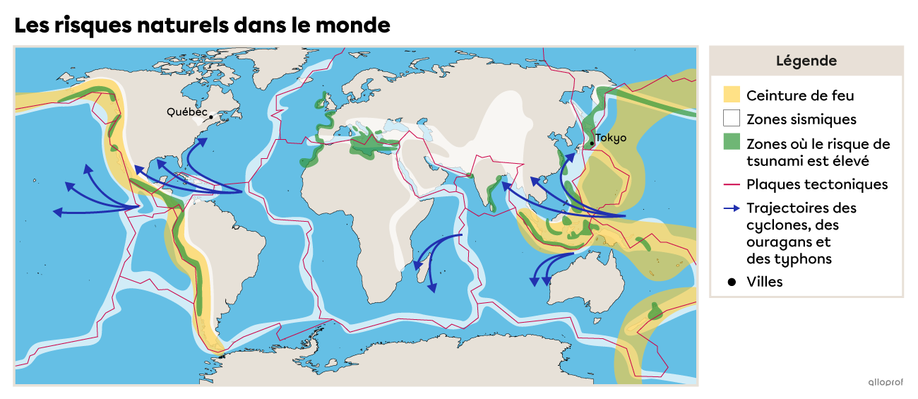 Les risques naturels dans le monde