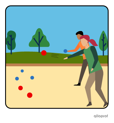 Bocce field.