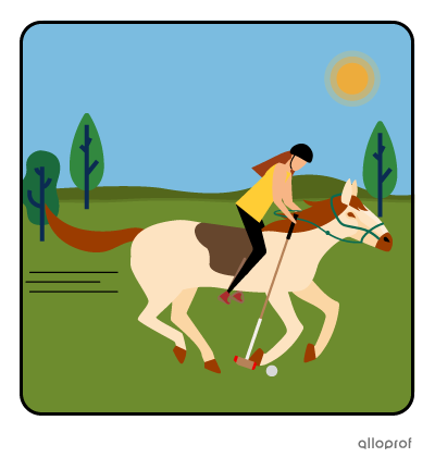 A polo player.