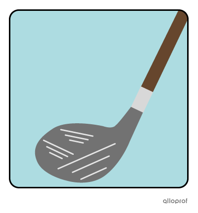 Golf driver.