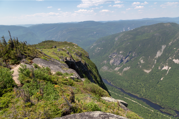The Parc national des Hautes-Gorges-de-la-Rivière-Malbaie.