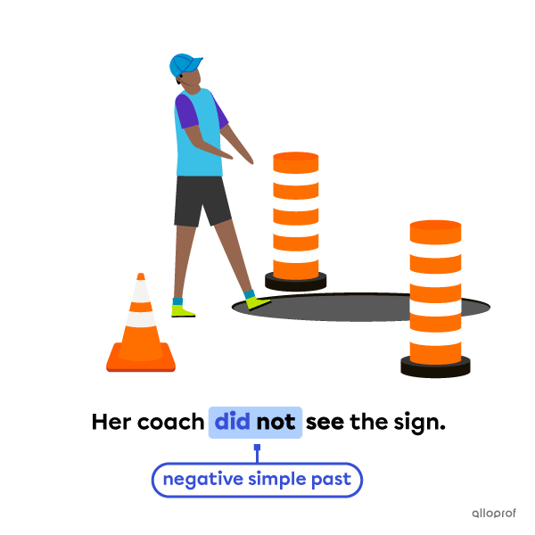 Usage of auxiliary verbs with simple negative tenses.
