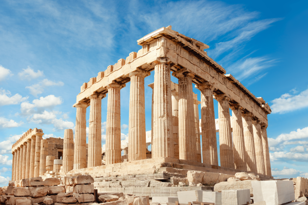 Le temple du Parthénon de l’Acropole d’Athènes en Grèce.
