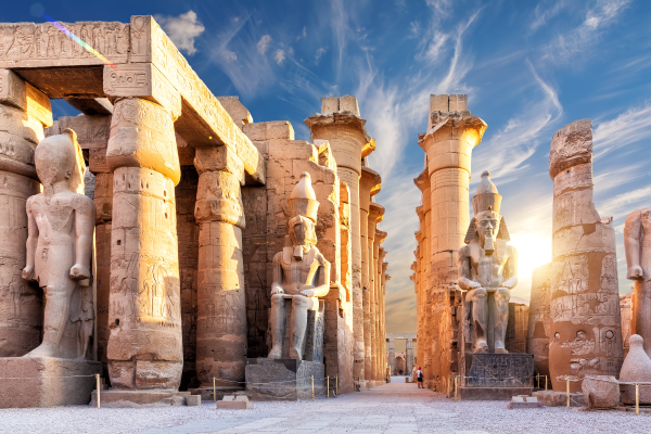 Le temple de Louxor en Égypte.