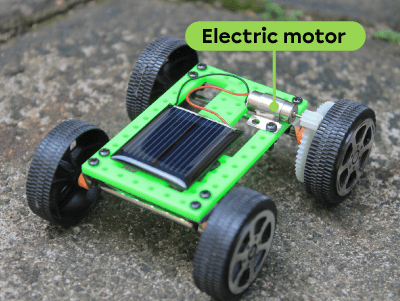 An electric toy car.
