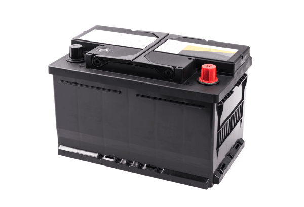 Une batterie de voiture.