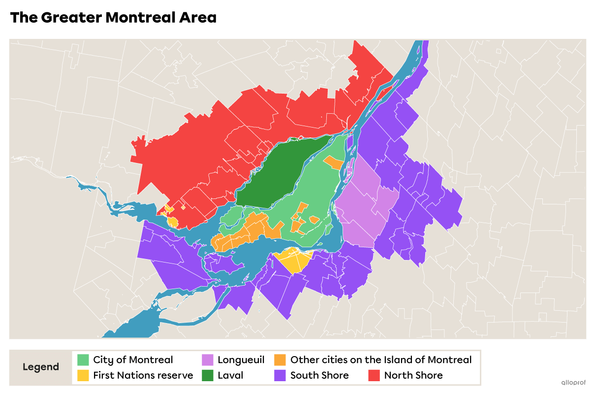 Greater Montreal Area.