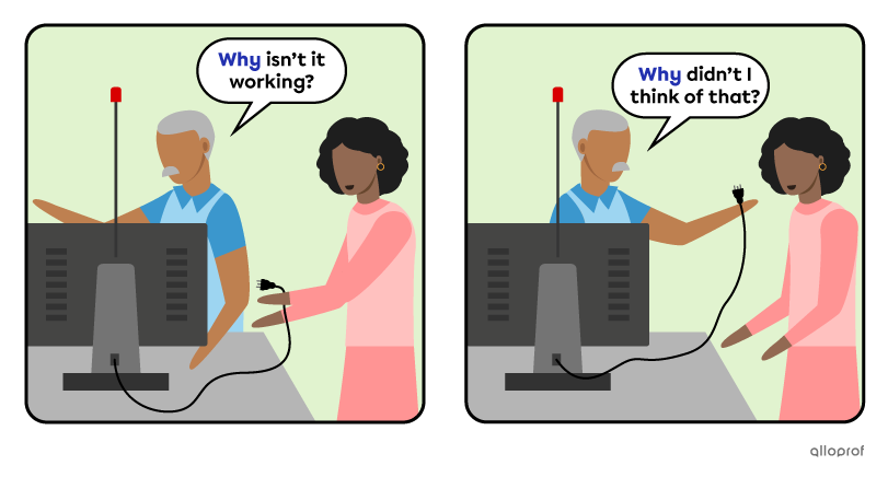 Dialogue in 2 panels.