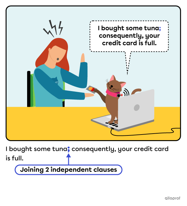 Fluffy the cat giving back his owner’s credit card.