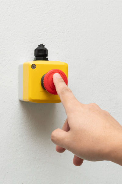 An emergency button.