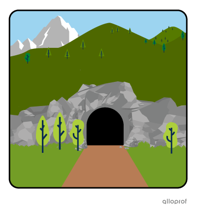 A tunnel.
