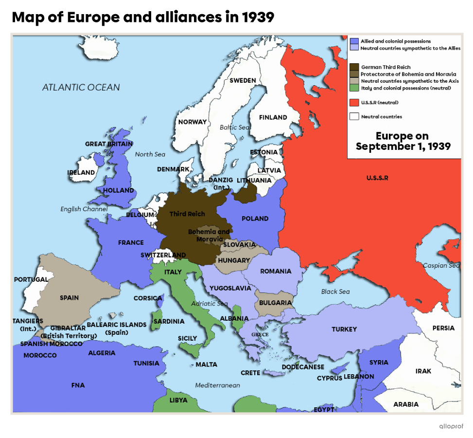 What was Canada’s role in 1939–1945? | Secondary | Alloprof